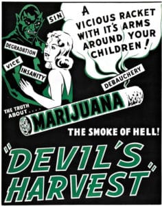reefer madness - cannabis prohibition poster - 