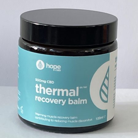 Experience muscle relief with our CBD Thermal Recovery Balm in UK. Formulated with Vitamin E, it soothes, hydrates, and promotes well-being for £29.99